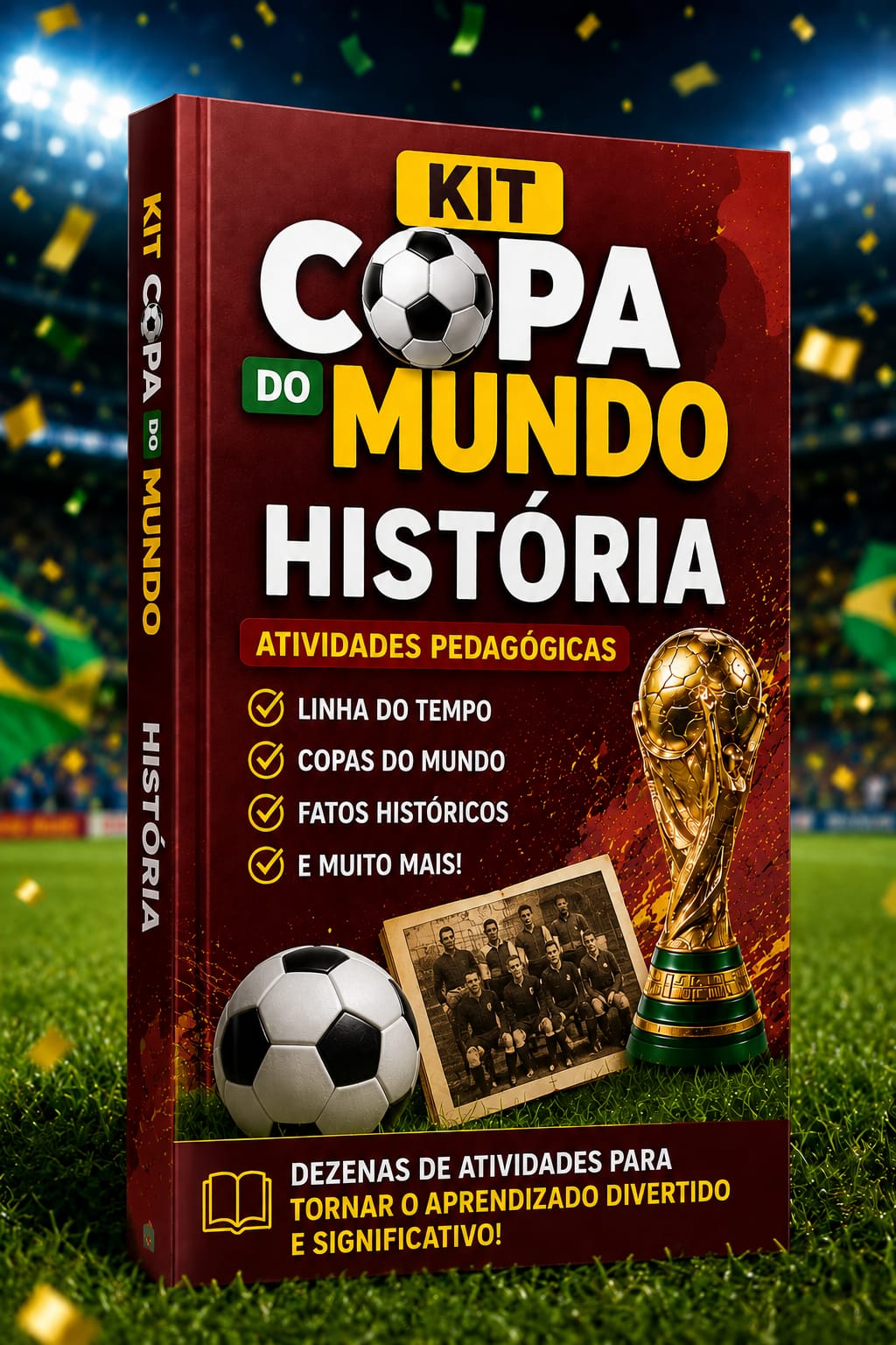 Livro Kit Copa do Mundo - HISTÓRIA