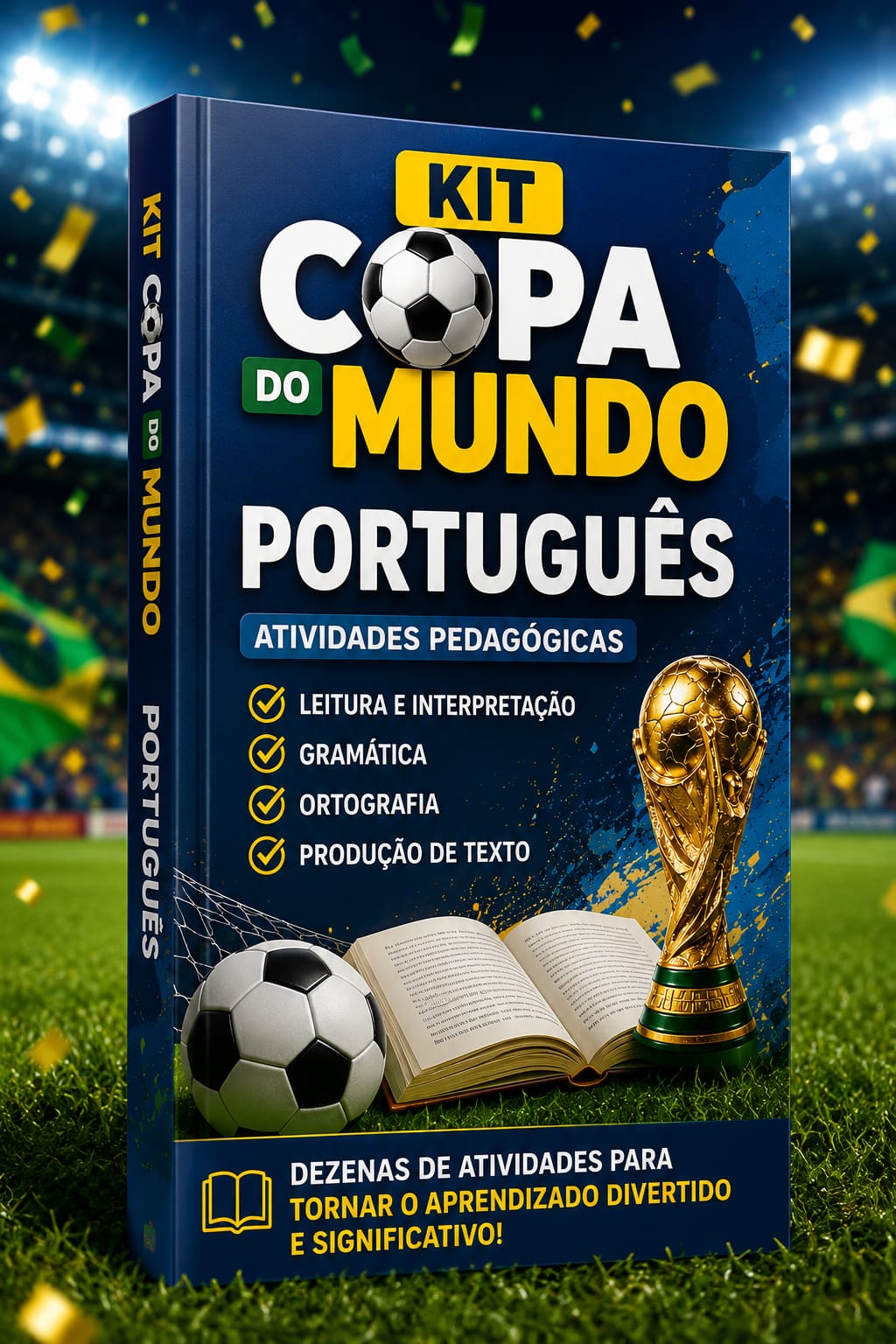 Livro Kit Copa do Mundo - PORTUGUÊS